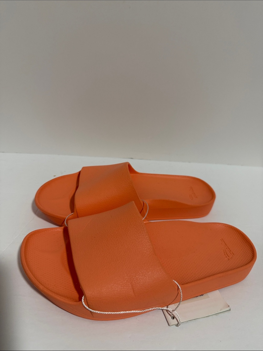Archies Women’s Orange Arch Support Slides Size 7 - Picture 2 of 5